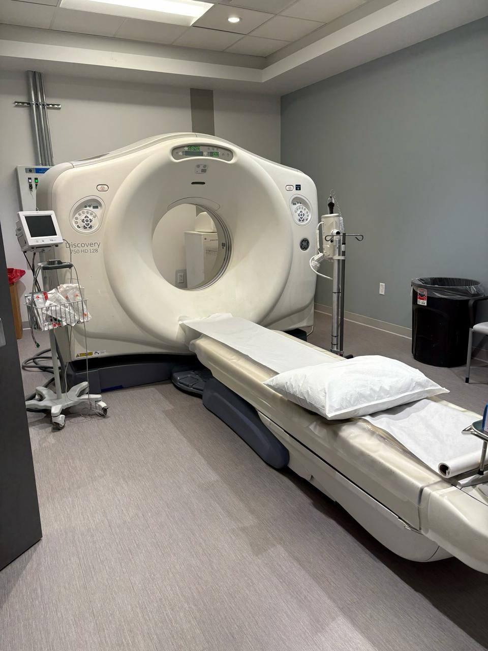 GE Discovery CT750 HD — refurbished CT system | Medical Imaging Specialists